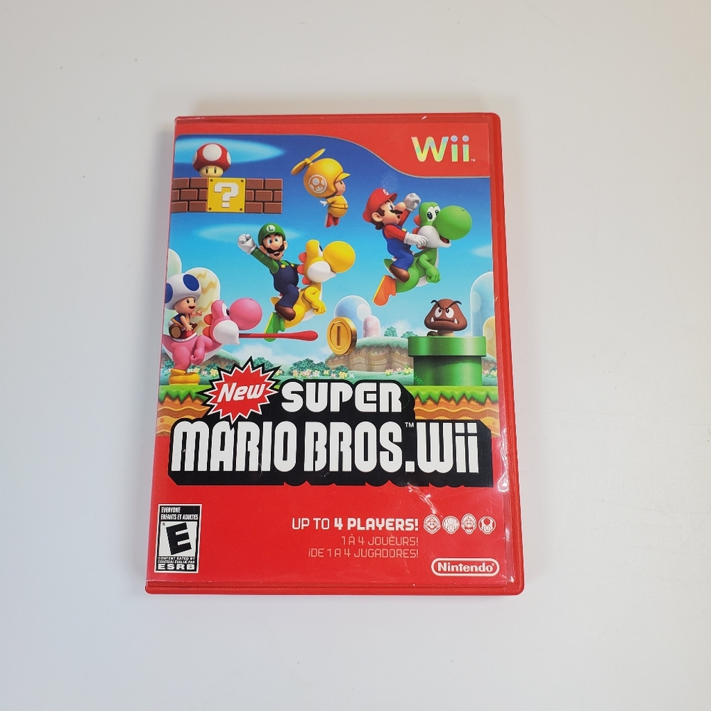 Super Mario Bros (Nintendo Wii, 2009) Complete - CIB